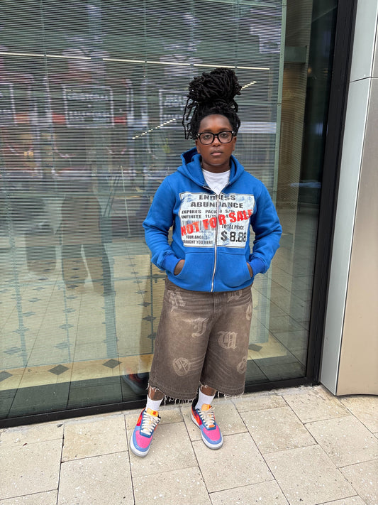 888 PRICE TAG ROYAL BLUE HODDIE