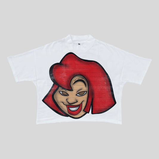 TRUDY PROUD RED & WHITE TEE