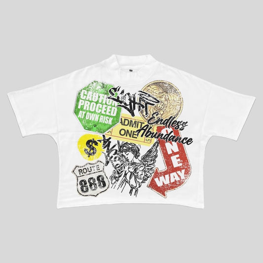 ROUTE 888 WHITE TEE