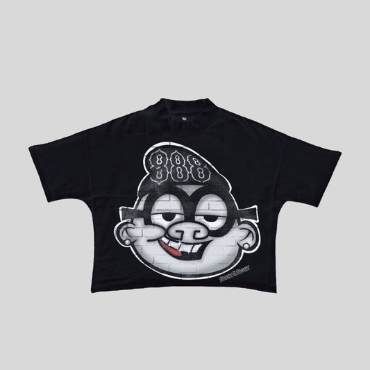 888 IRWIN BLACK/GRAY & WHITE TEE